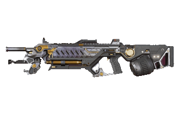 Black Rain Rampage LMG Apex Legends Skin