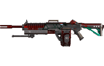 Burning Rubber Devotion LMG Apex Legends Skin
