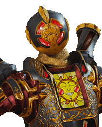 The Burgundy Knight Pathfinder Apex Legends Skin